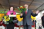 Návštěva prezidentského páru v Němčicích nad Hanou