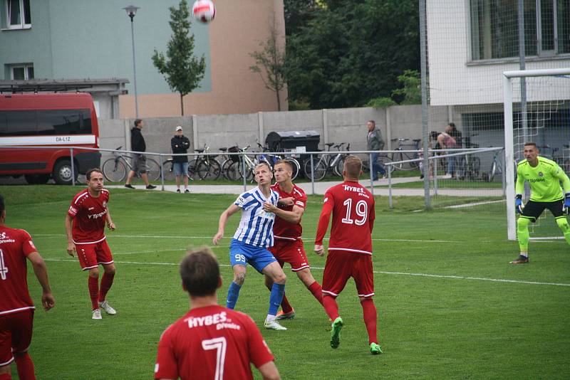 Fotografie ze zápasu 6. kola FNL mezi celky 1. SK Prostějov a MFK Chrudim