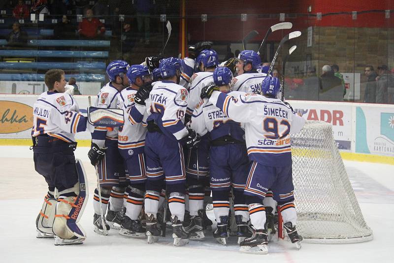 2. kolo WSM Ligy, LHK Jestřábi Prostějov - HC Stadion Litoměřice 1:4 (1:0, 0:1, 0:3)