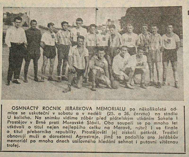 Výstřižek ze Stráže lidu z roku 1966