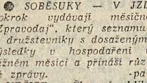 Výstřižek ze Stráže lidu z roku 1966