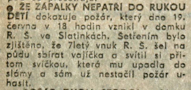 Výstřižek ze Stráže lidu z roku 1966