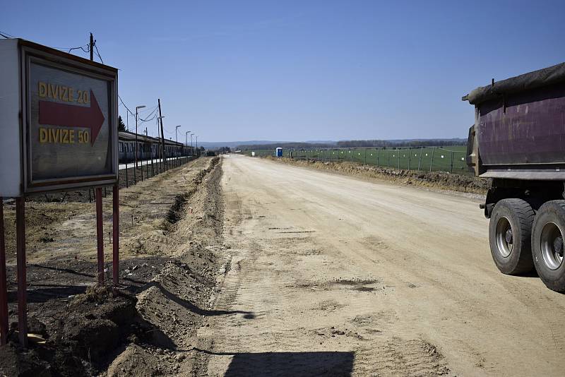 Stavba severního obchvatu Prostějova - 23. 4. 2020