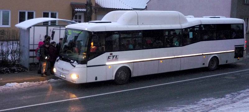 Autobus IDSOK na jihu Prostějovska