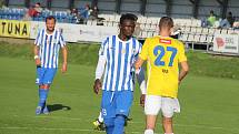 Fotbalisté 1. SK Prostějov porazili doma Vysočinu Jihlava 2:1 (1:1). Solomon Omale