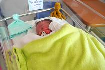 Prvním narozeným Prostějovanem roku 2024 je Jakub Polišenský. Narodil se 8. ledna ve 22.35. Foto: Nemocnice Agel Prostějov
