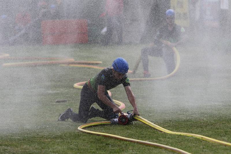 Bílovické závody v požárním útoku v rámci Velké ceny Prostějovska. 13.7. 2019