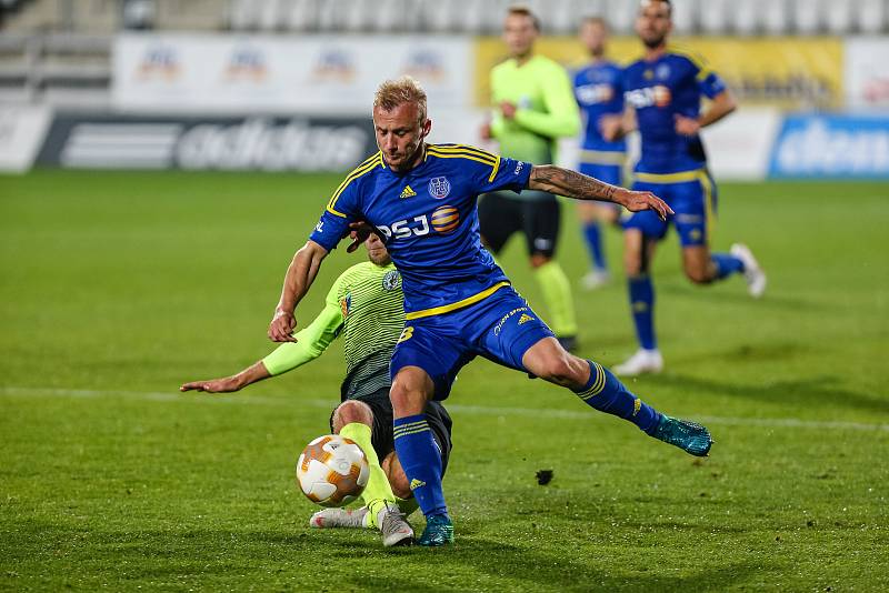 Utkání 13. kola FNL mezi FC Vysočina Jihlava a 1. SK Prostějov.