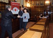 V Prostějově se uskutečnilo předávání ocenění čestným dárcům krve. Foto: Český červený kříž, se svolením