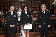Nejlepší policisté z Prostějovska byli oceněni na radnici.