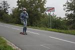 Závody skateboardistů v Konici. 