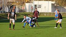 1. SK Prostějov (v modrobílém) vs. Viktoria Žižkov