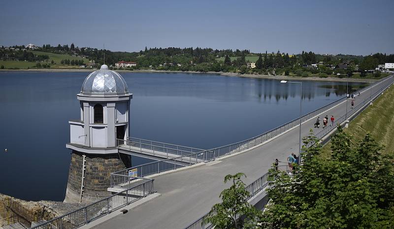 Stavební práce na přelivu výpusti plumlovské přehrady - 3. 6. 2021