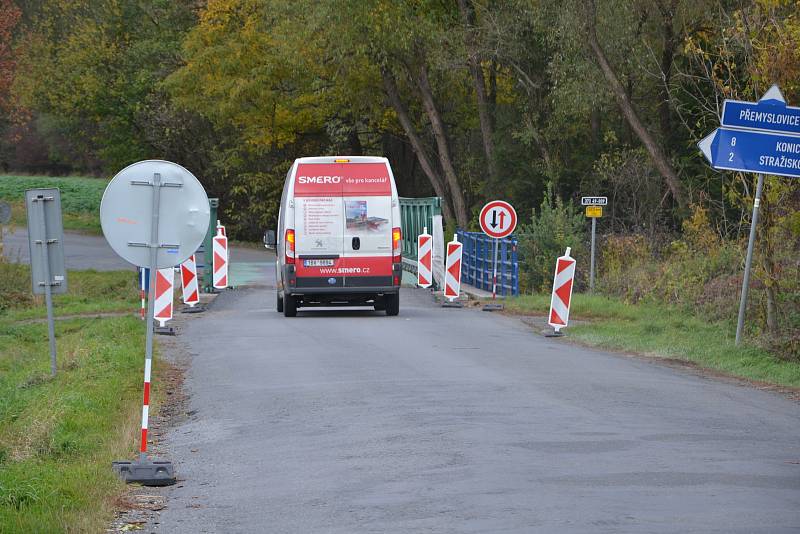 Provizorní přemostění Romže u Ptenského Dvorku