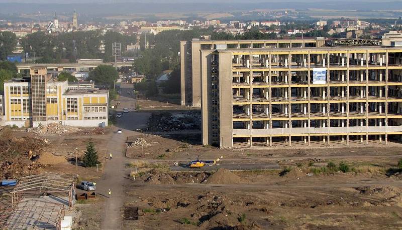 Před explozí. Demolice OP Prostějov 28. června 2014