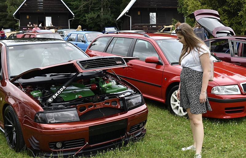 Hanácké Škoda sraz v plumlovském kempu Žralok. 25.6. 2022