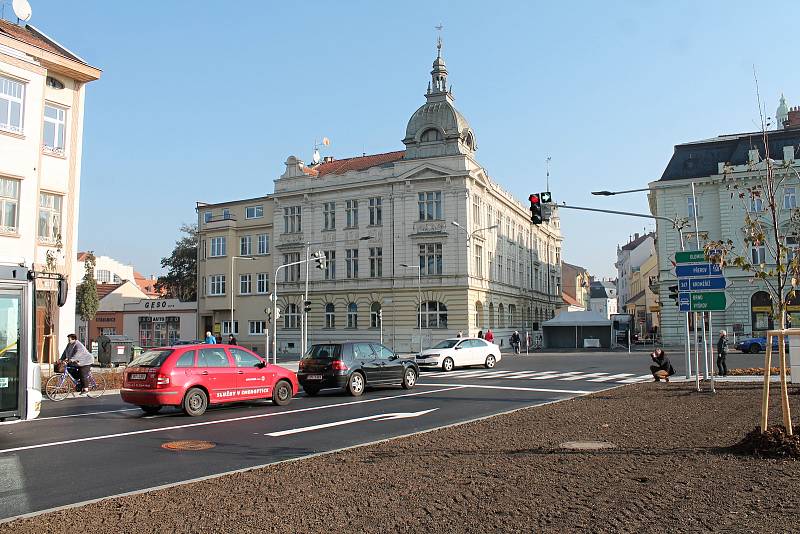 Oficiální otevření opravené Plumlovské ulice v Prostějově, 1. listopadu 2019