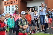 Otevření nově upravené dendrologické stezky v Základní škole Plešivec v Českém Krumlově.