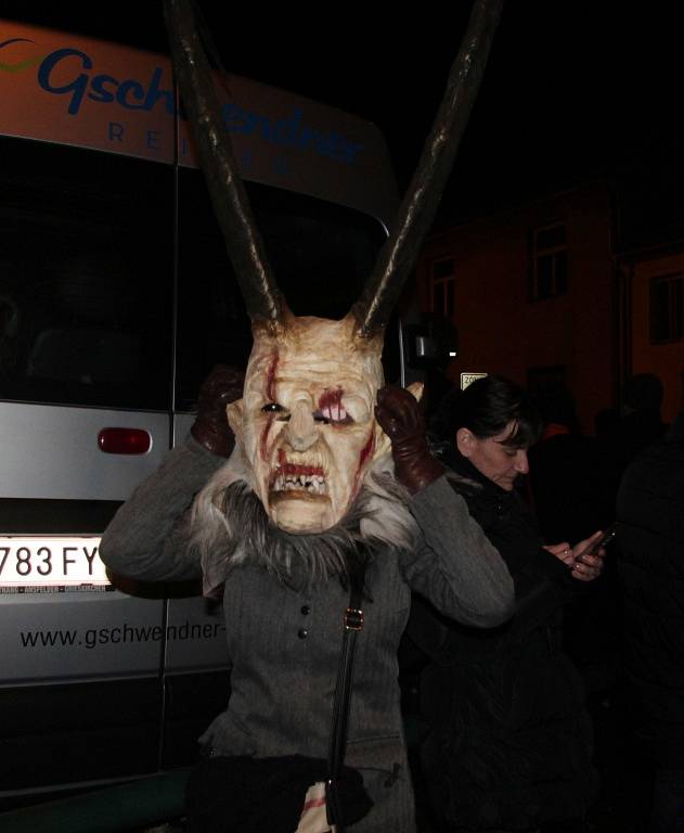 Krampus show v Kaplici 2016. 