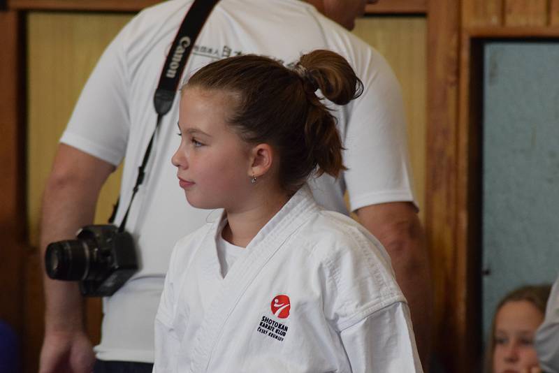 Mikulášský turnaj, poslední z letošní série turnajů Jihočeského svazu japonského karate, pořádal českokrumlovský Shotokan karate klub.