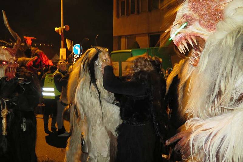 Krampus show v Kaplici 2016. 