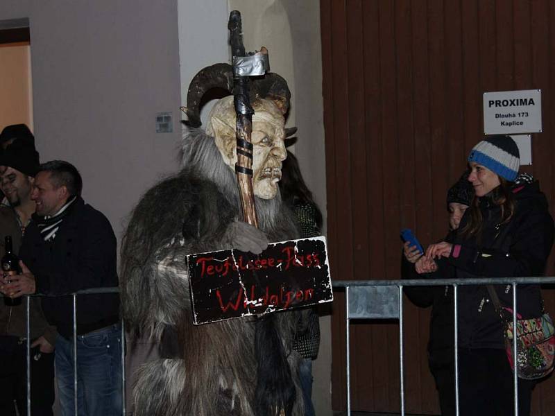 Krampus show v Kaplici 2016.