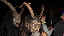 Krampus show v Kaplici 2016. 