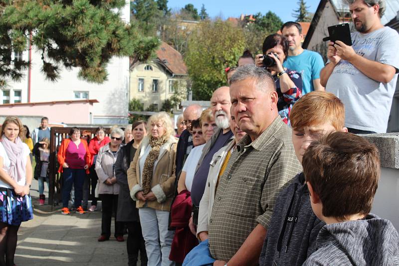 Den otevřených dveří a oslava devadesátin školy na ZŠ T. G. Masaryka v Českém Krumlově.