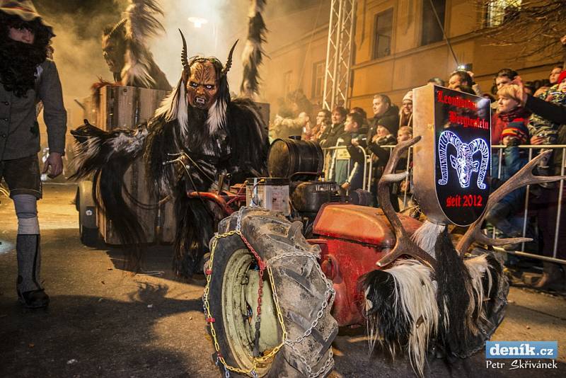 Krampus show v Kaplici.