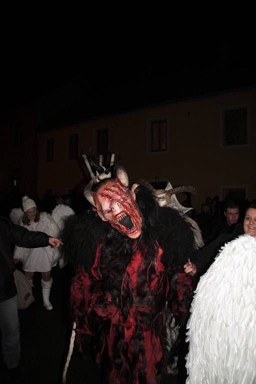 Krampus show v Kaplici 2016. 