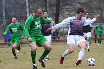 Fotbalové derby lídrů krajského přeboru mezi FK Spartak Kaplice a FK Slavoj Český Krumlov.