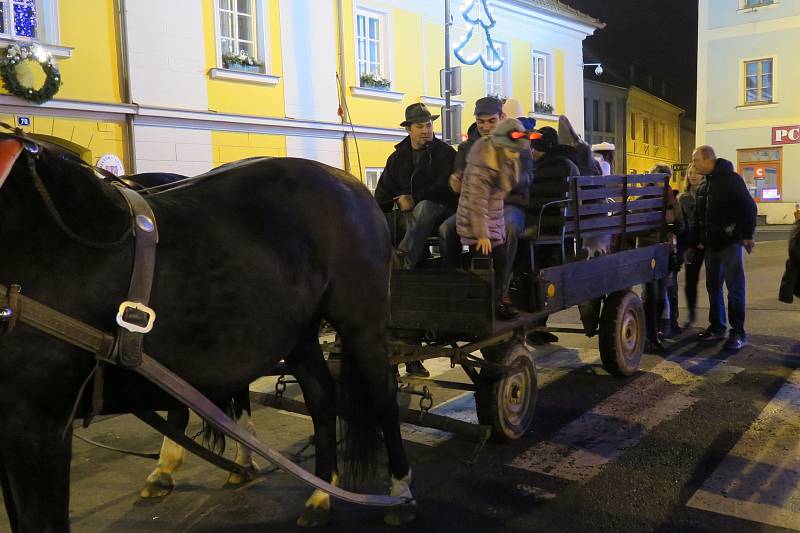 Mikulášská nadílka v Kaplici.