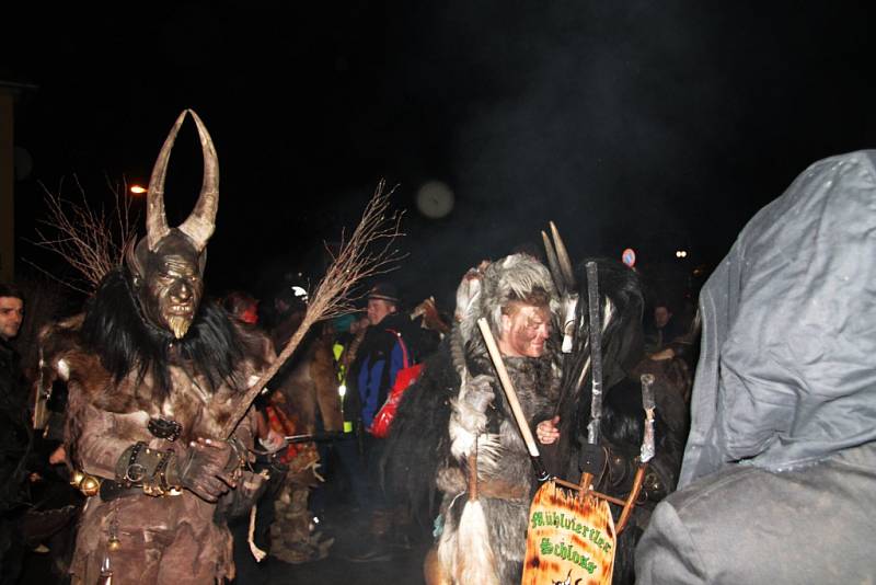 Krampus show v Kaplici 2016. 