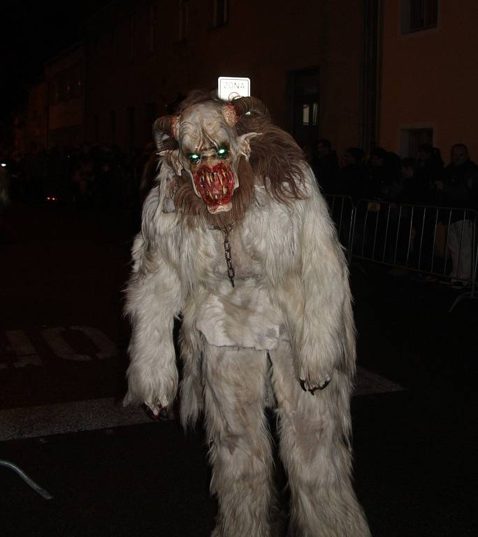 Krampus show v Kaplici 2016. 