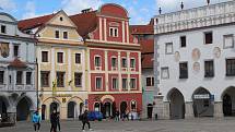 Český Krumlov o prvním májovém víkendu.