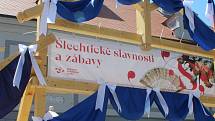 Slavnostní zahájení nové výstavy Šlechtické slavnosti a zábavy v Mincovně českokrumlovského zámku.