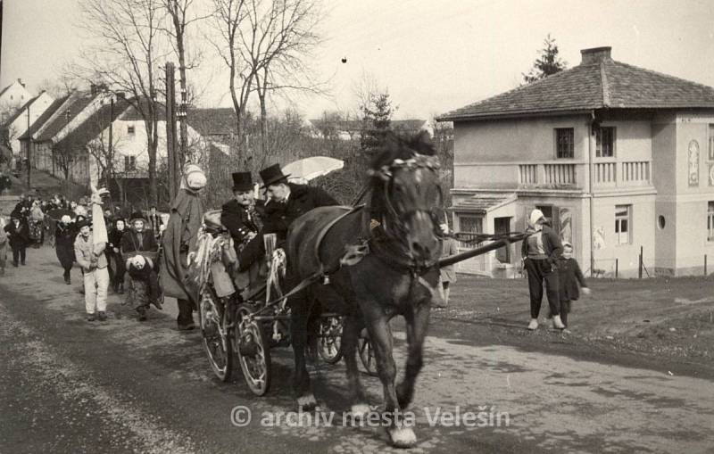 Masopust v 50. a 60. lech ve Velešíně