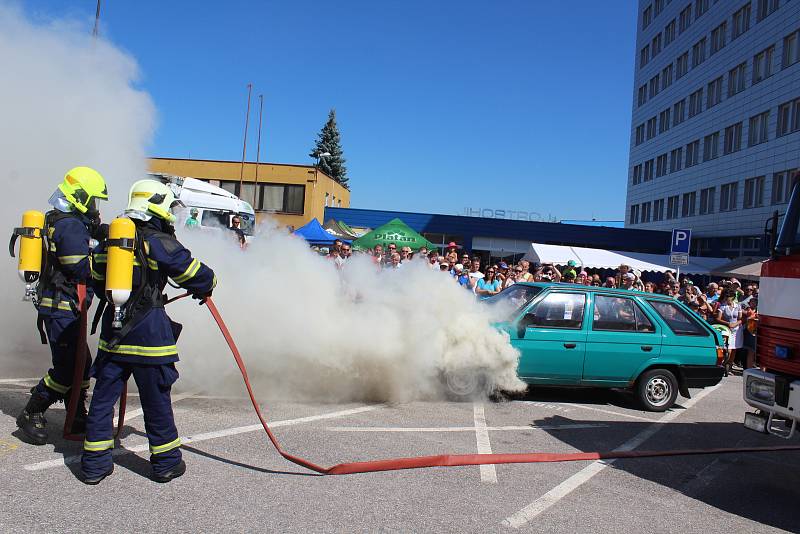 Oslavy Sboru dobrovolných hasičů ve Velešíně.