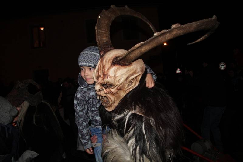 Krampus show v Kaplici 2016. 