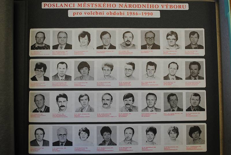 Osmdesátá léta v Českém Krumlově. Zvolení poslanci MěstNV pro období 1986-1990.