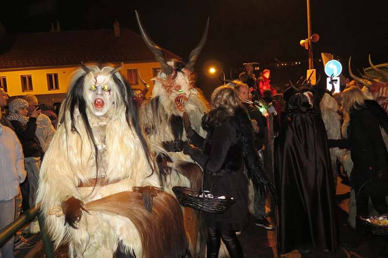 Krampus show v Kaplici 2016. 