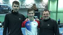 Krumlovští badmintonisté na turnaji Slovak Open v Trenčíně.