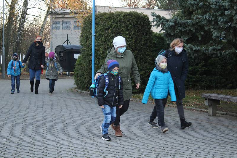 Obnovení školního vyučování ve velešínské základní škole.