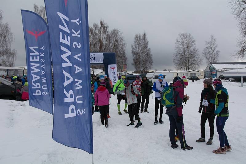 Již čtvrtý Ice Marathon odstartoval v sobotu v Černé v Pošumaví.