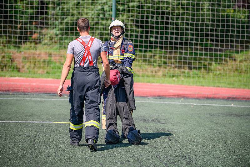 Dobrovolní hasiči soutěžili ve Frymburku.