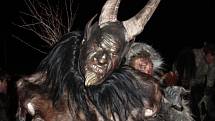 Krampus show v Kaplici 2016. 