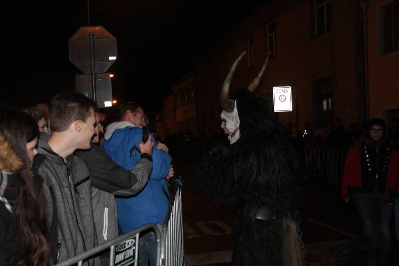 Krampus show v Kaplici 2016. 