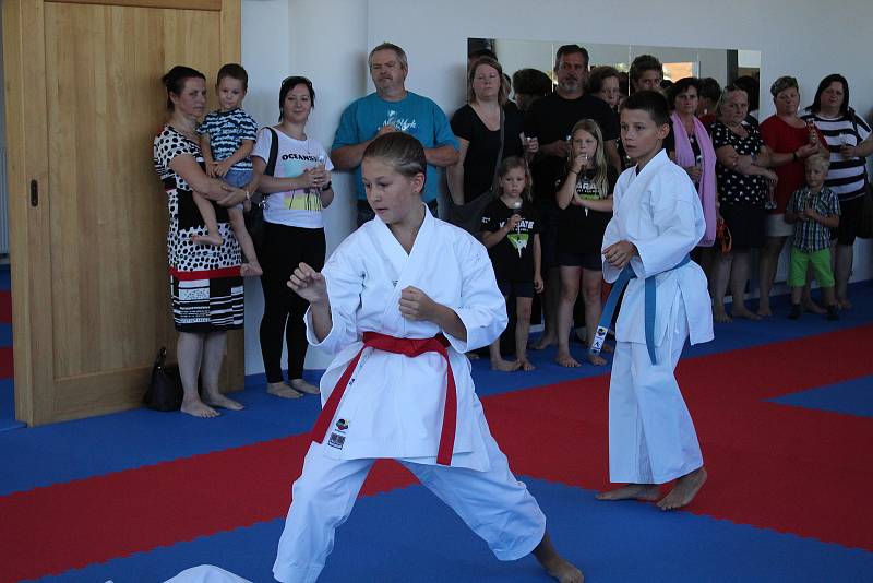 V krumlovském Skleníku sídlí Sportovní klub karate Český Krumlov .