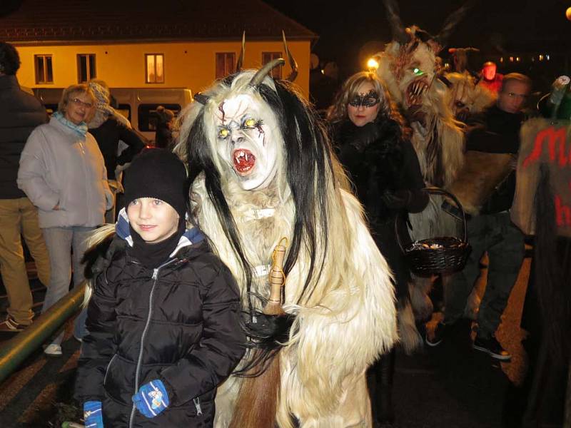 Krampus show v Kaplici 2016. 