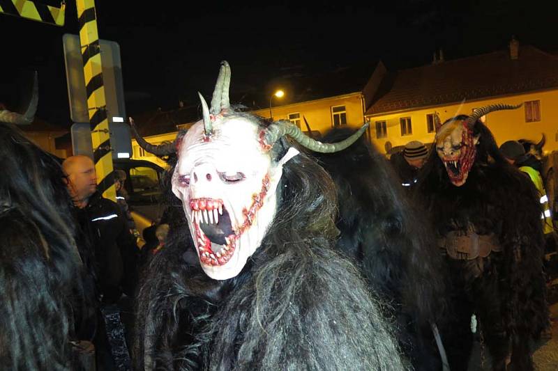 Krampus show v Kaplici 2016. 